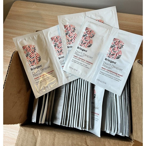 50pcs Briogeo Don't Despair Repair Deep Conditioning Mask & Shampoo 0.33oz Each - Picture 2 of 4